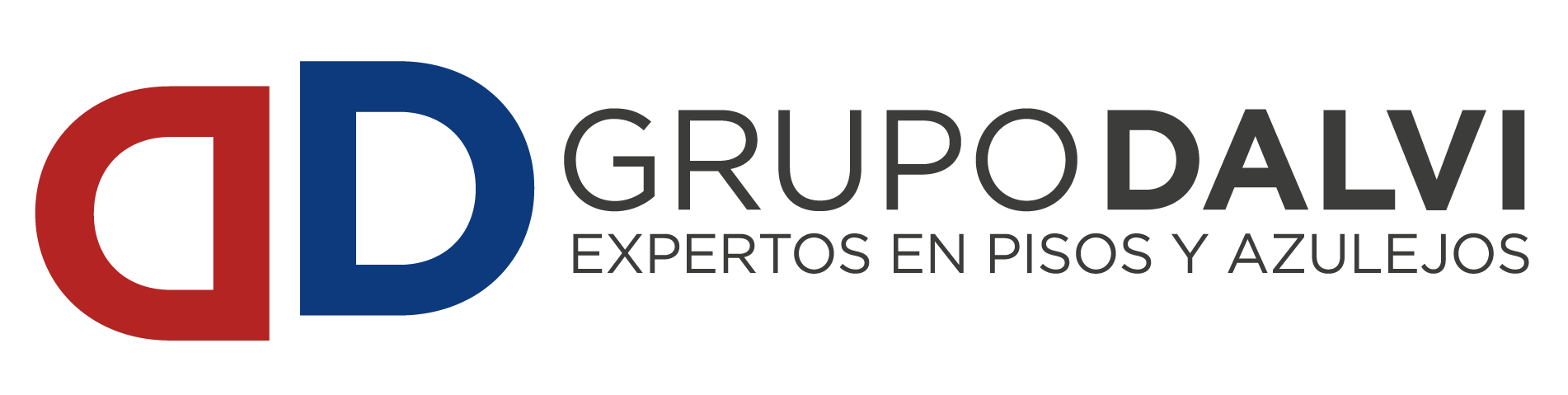 Logo de Grupo Dalvi, empresa líder en Puebla dedicada a la distribución de pisos porcelánicos, azulejos y materiales para construcción en México, reconocida por su calidad, asesoría personalizada y más de 40 años de experiencia en el sector.