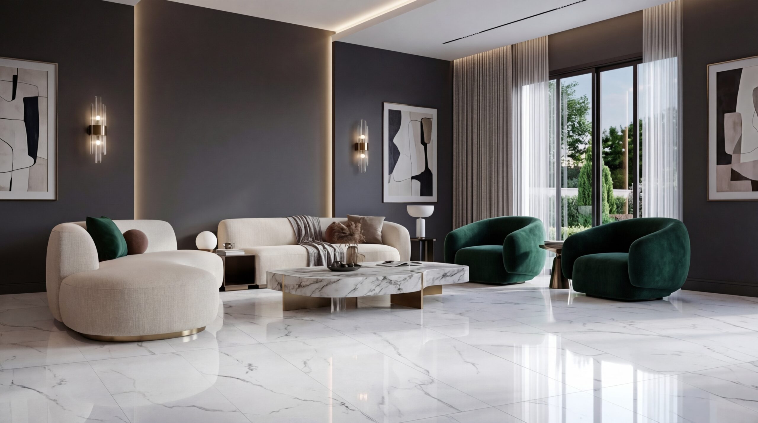 Porcelanato Carrara White