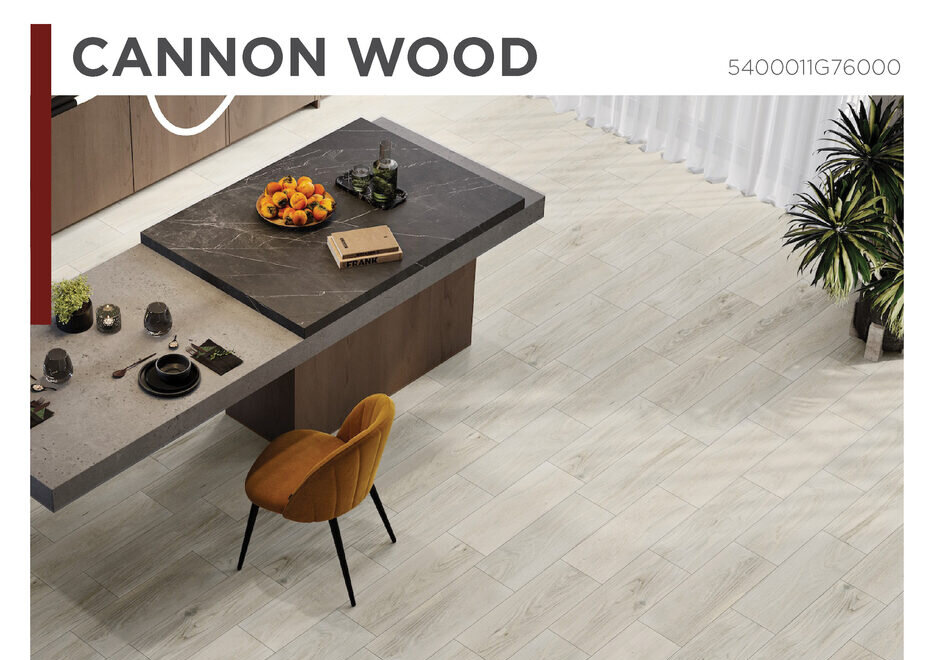 Porcelanato Cesantoni Cannon Wood disponible en Grupo Dalvi Puebla