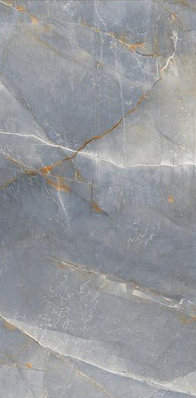 Porcelánico rectificado Blue Jasto 60x120 cm acabado brillo, mármol azul con vetas doradas, marca Rivarolo — Grupo Dalvi Puebla
